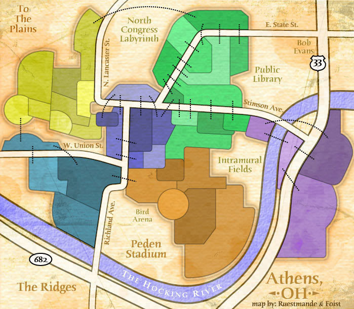 the map