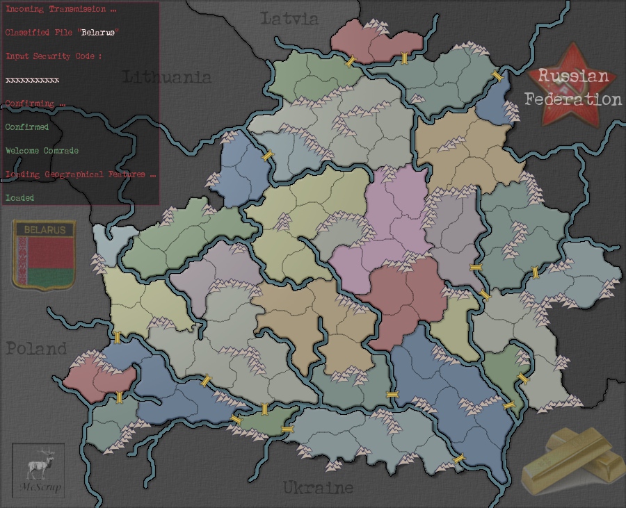 the map