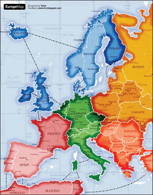 the map