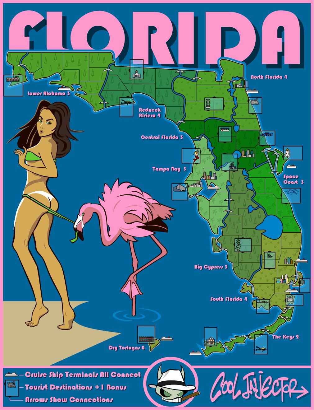 the map