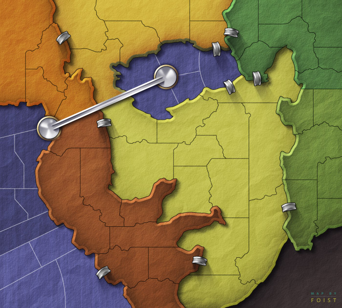 the map