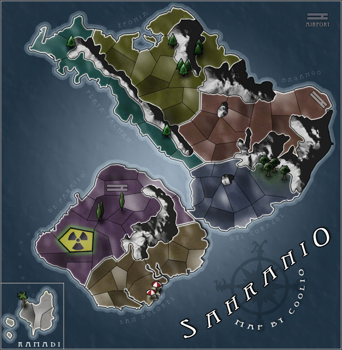 the map