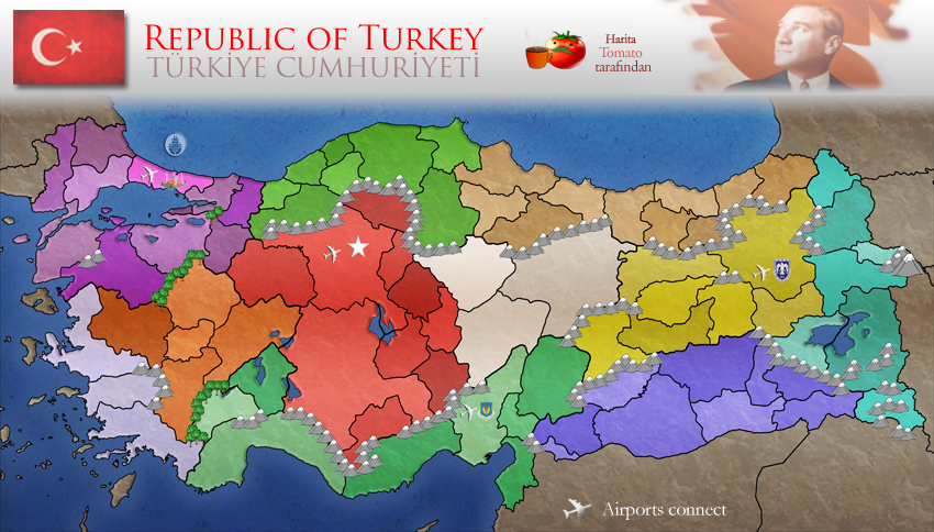 the map
