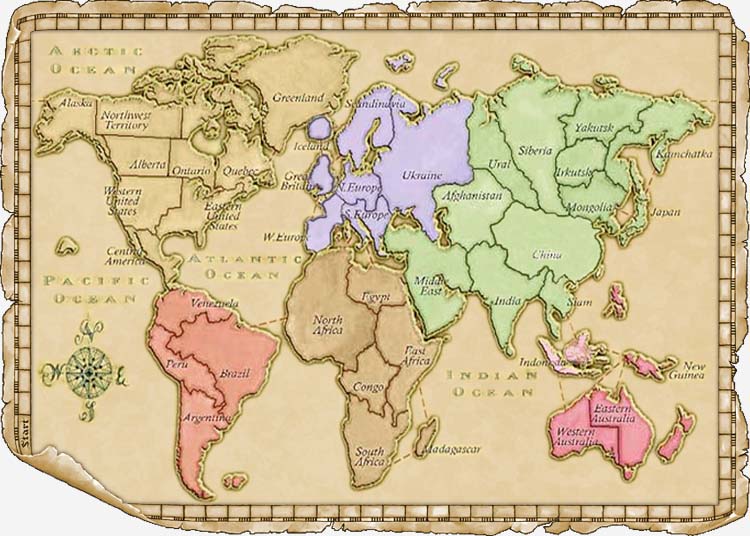 the map